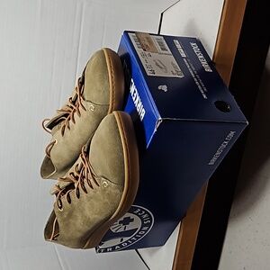 Birkenstock Sz 13 ARRAN Khaki leather shoes
